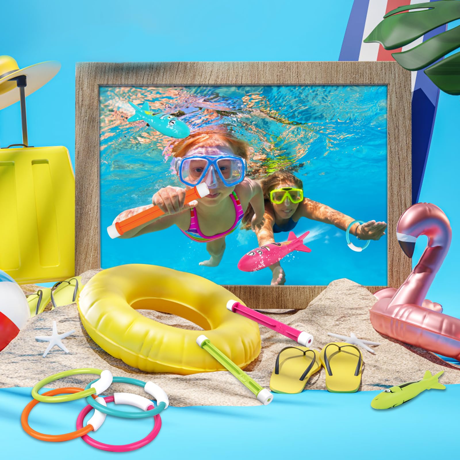 Korlon Tec summer pool games for group water fun and interaction