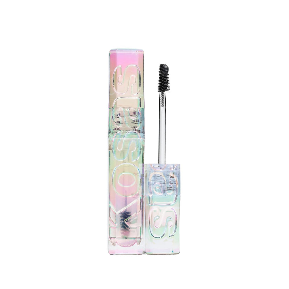 Kosas Air Brow Gel bottle front view for natural definition.