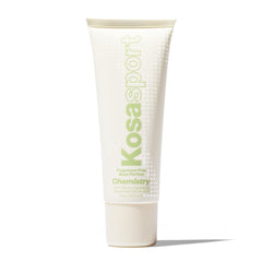 Kosas Chemistry Deodorant packaging closeup showing fragrance-free formula for sensitive skin