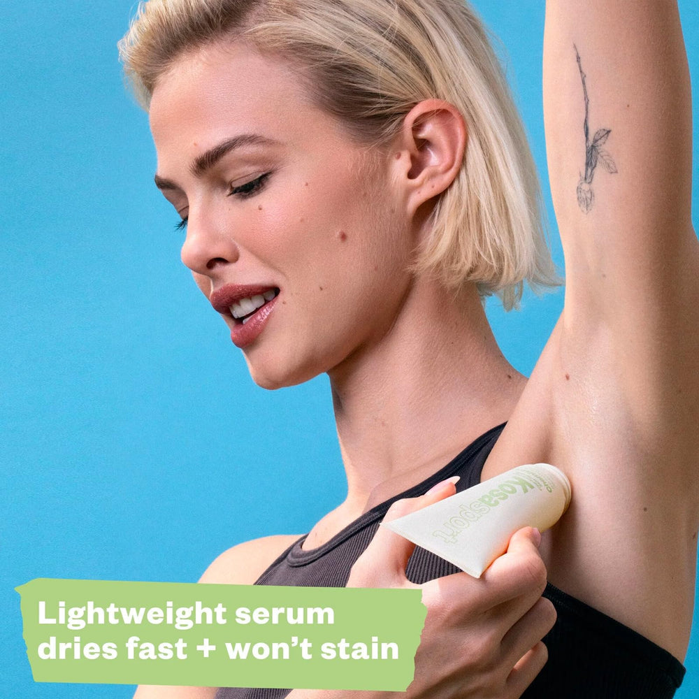 Kosas Chemistry Deodorant underarm after-use skin is smooth and hydrated