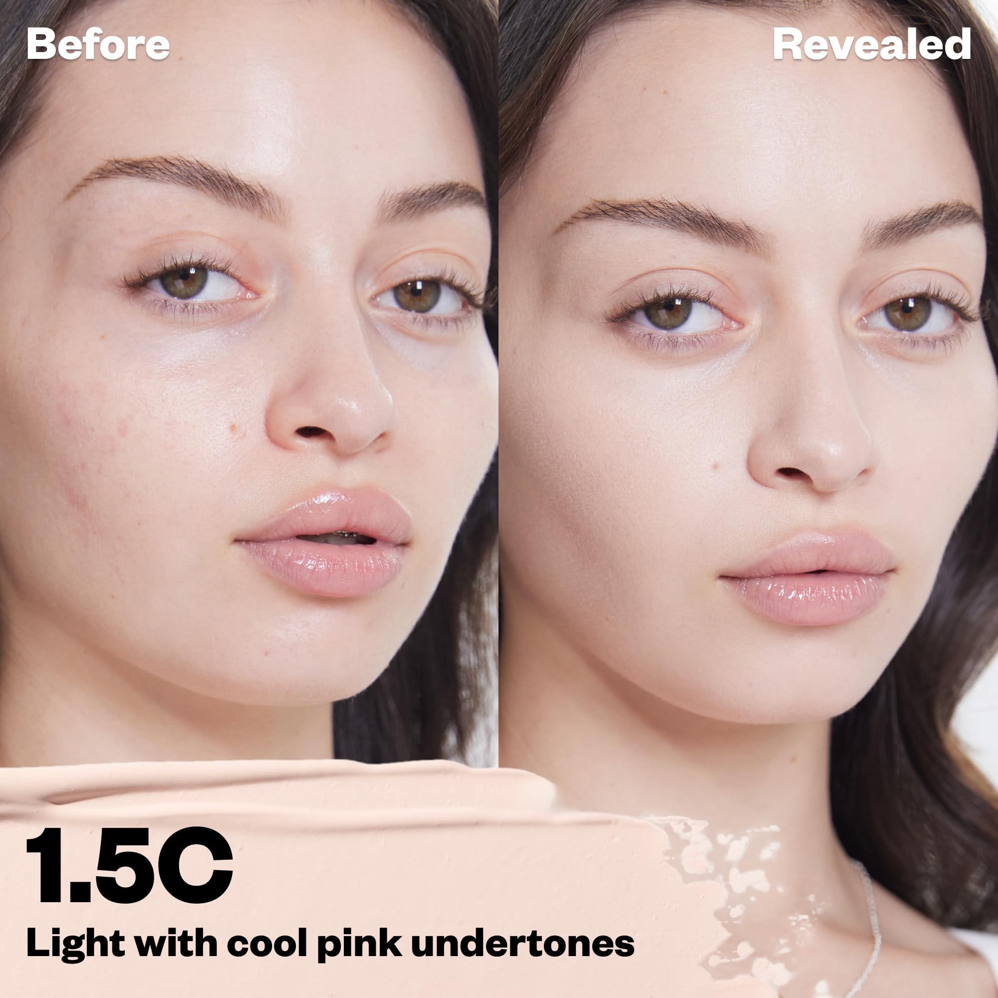 Kosas Mini Revealer Concealer applicator detail for precise blending and spot concealment.