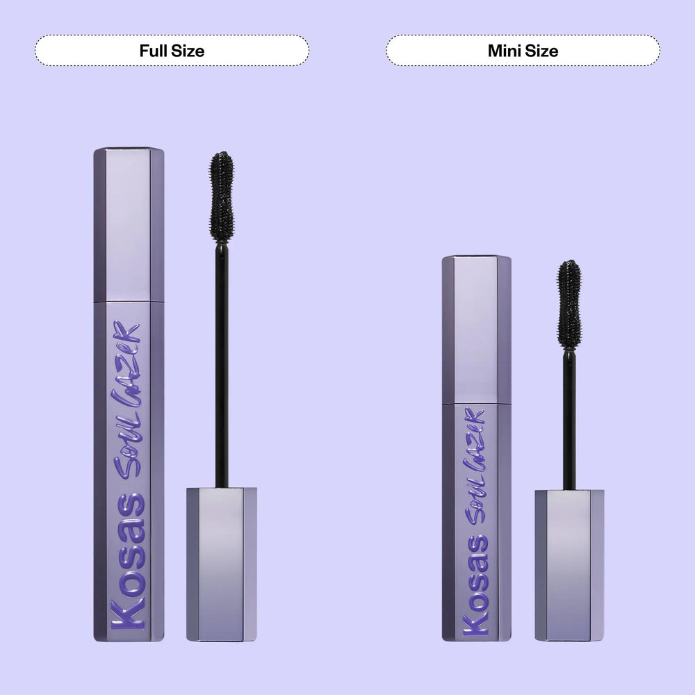 Kosas Soulgazer bottle and brush showcasing sleek packaging for daily use