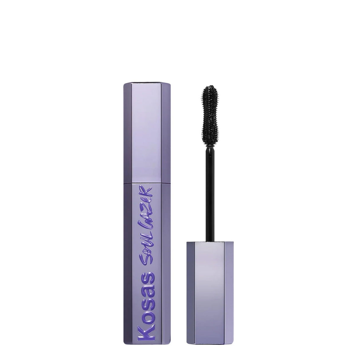 Kosas Soulgazer curvilinear brush close-up showing precise lift and separation