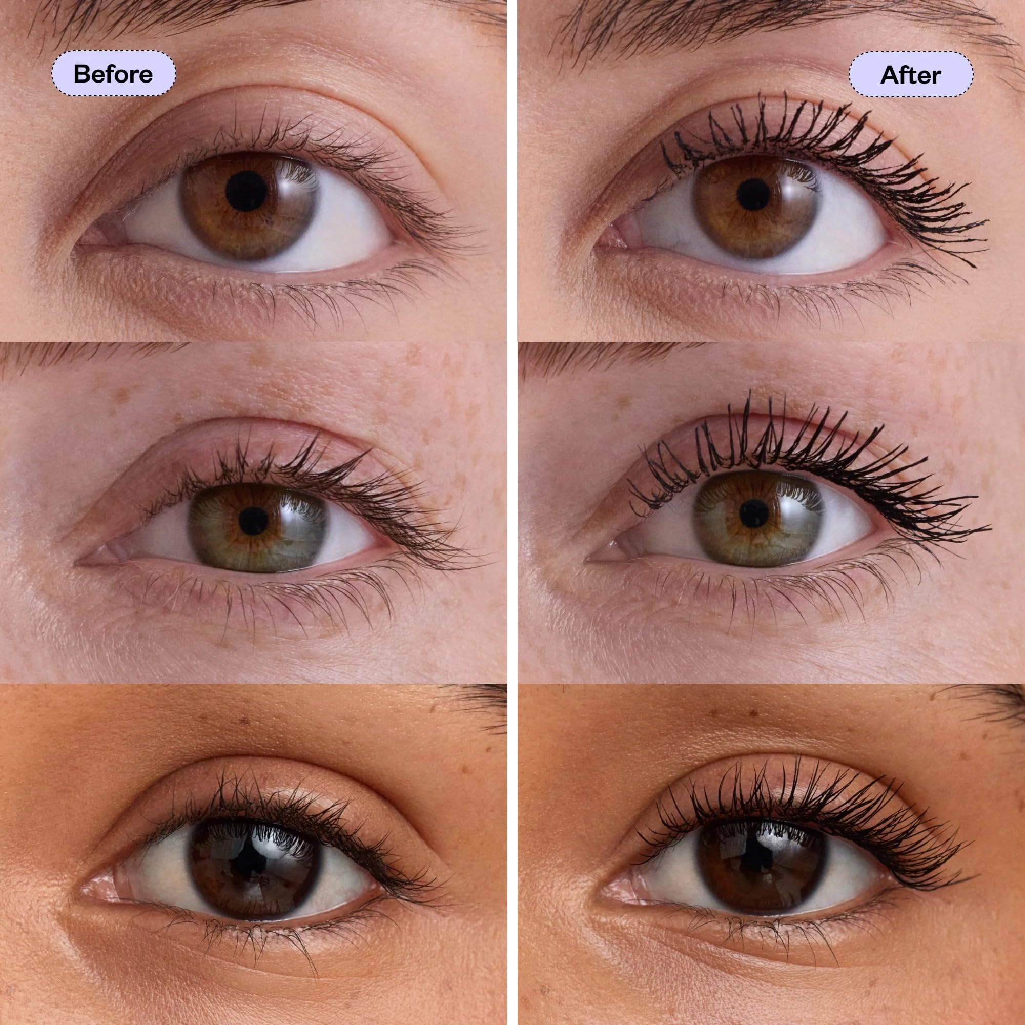 Kosas Soulgazer lash serum application highlights the 2-in-1 formula