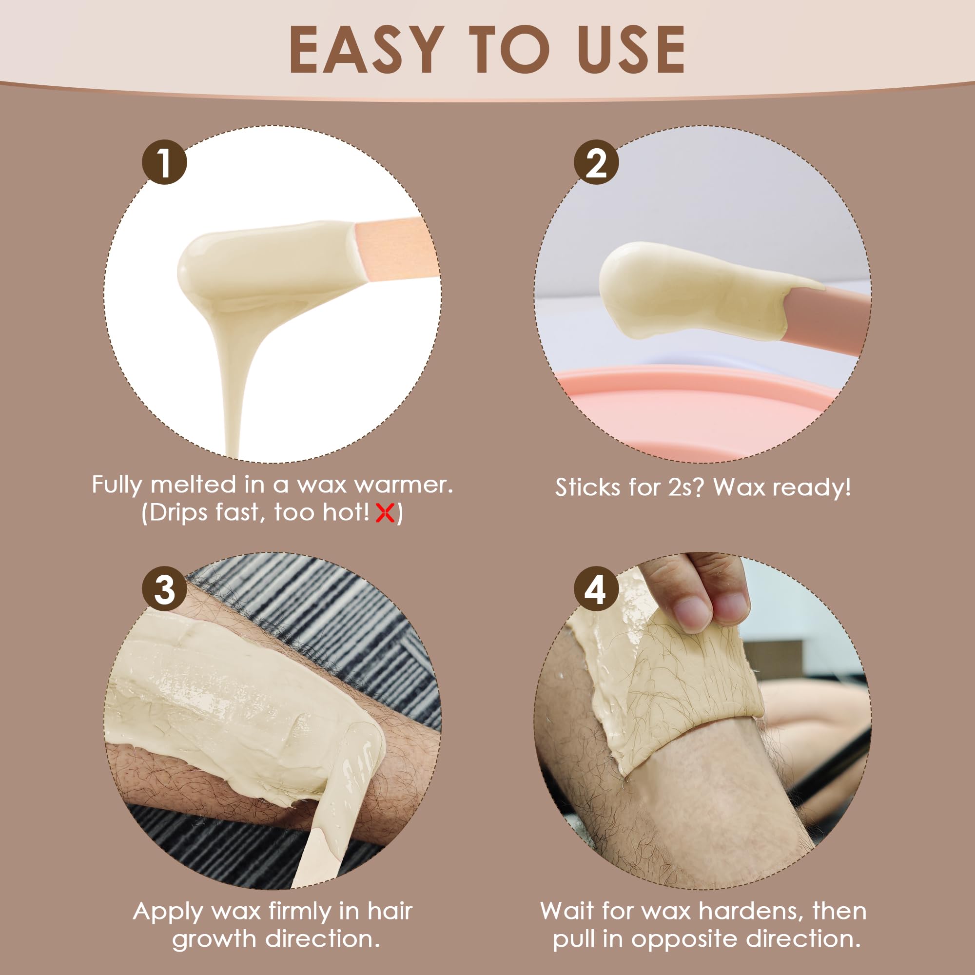 Kotamu beads offer an economical home waxing option with multiple sessions.