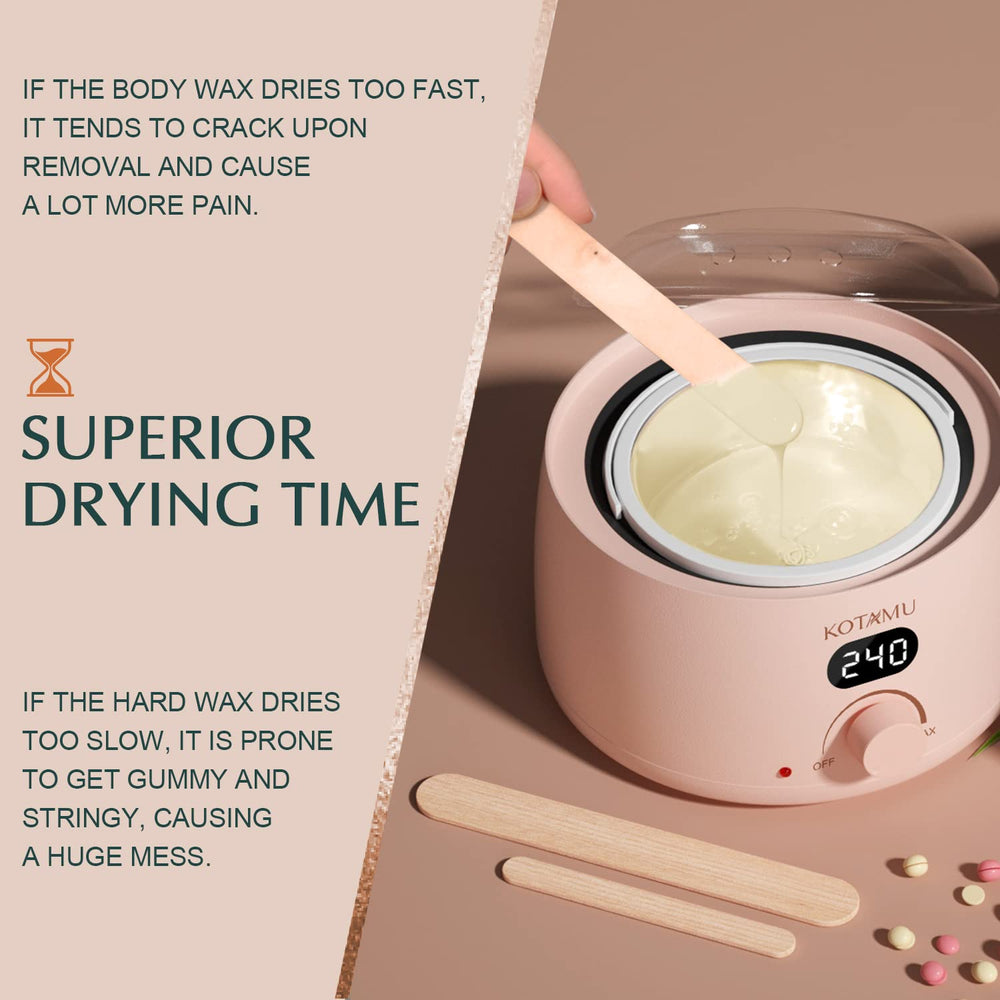 Kotamu facial and body waxing with creamy texture provides comfortable removal.