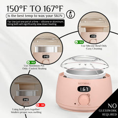 KOTAMU wax kit full body application for convenient home hair removal