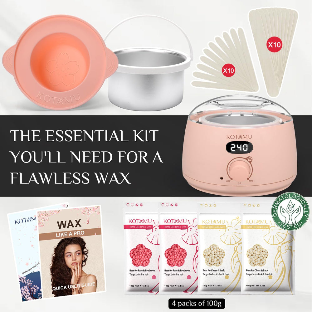 KOTAMU wax warmer with temperature control knob for precise heating
