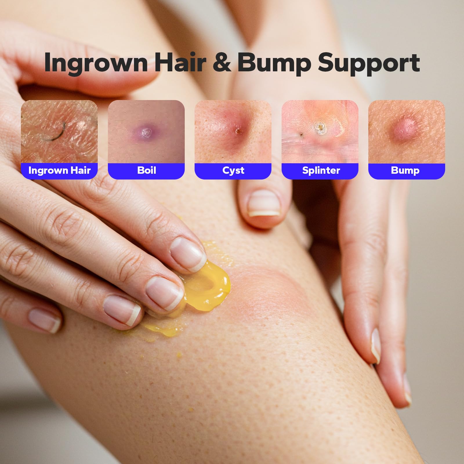 Kototo Drawing Salve application swatch shows smooth, non-greasy finish.