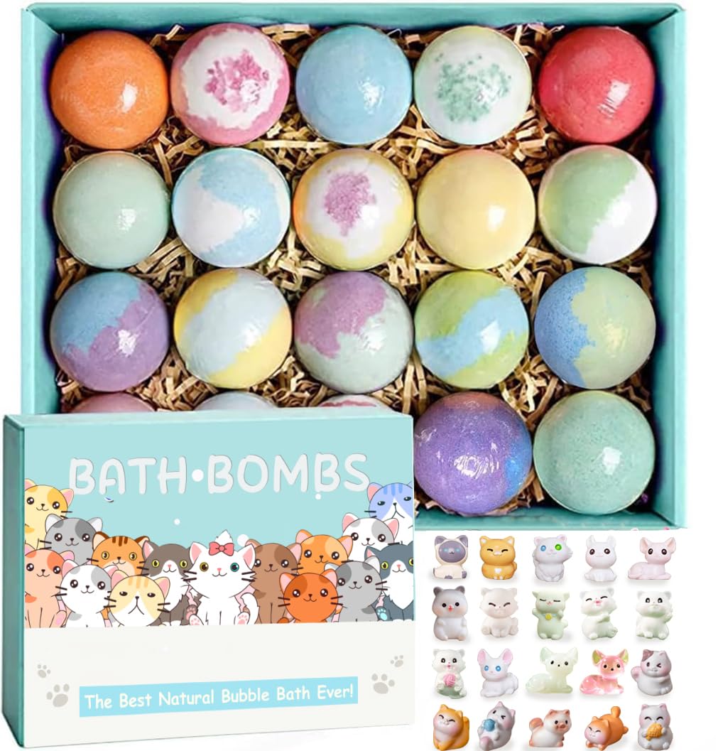 Kottke Kids Bath Bombs with surprise inside packaging and vibrant colors.