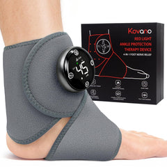 KOVANO Large Fit Pro Foot Massager wrap for wider ankles and arches, enhancing comfort.