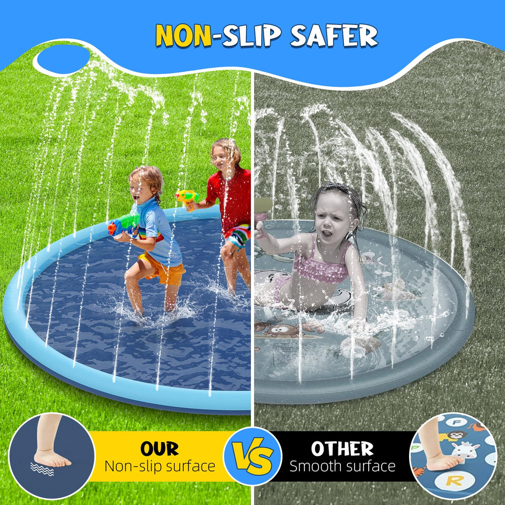 KOXOBET inflatable water slide feature for backyard fun.