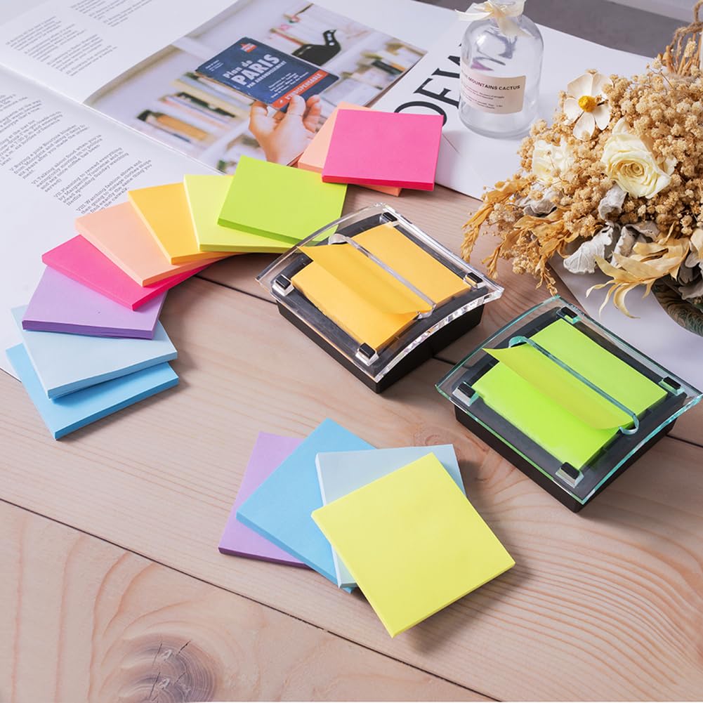 Notes can be stuck on walls, glass, whiteboards, or refrigerators.