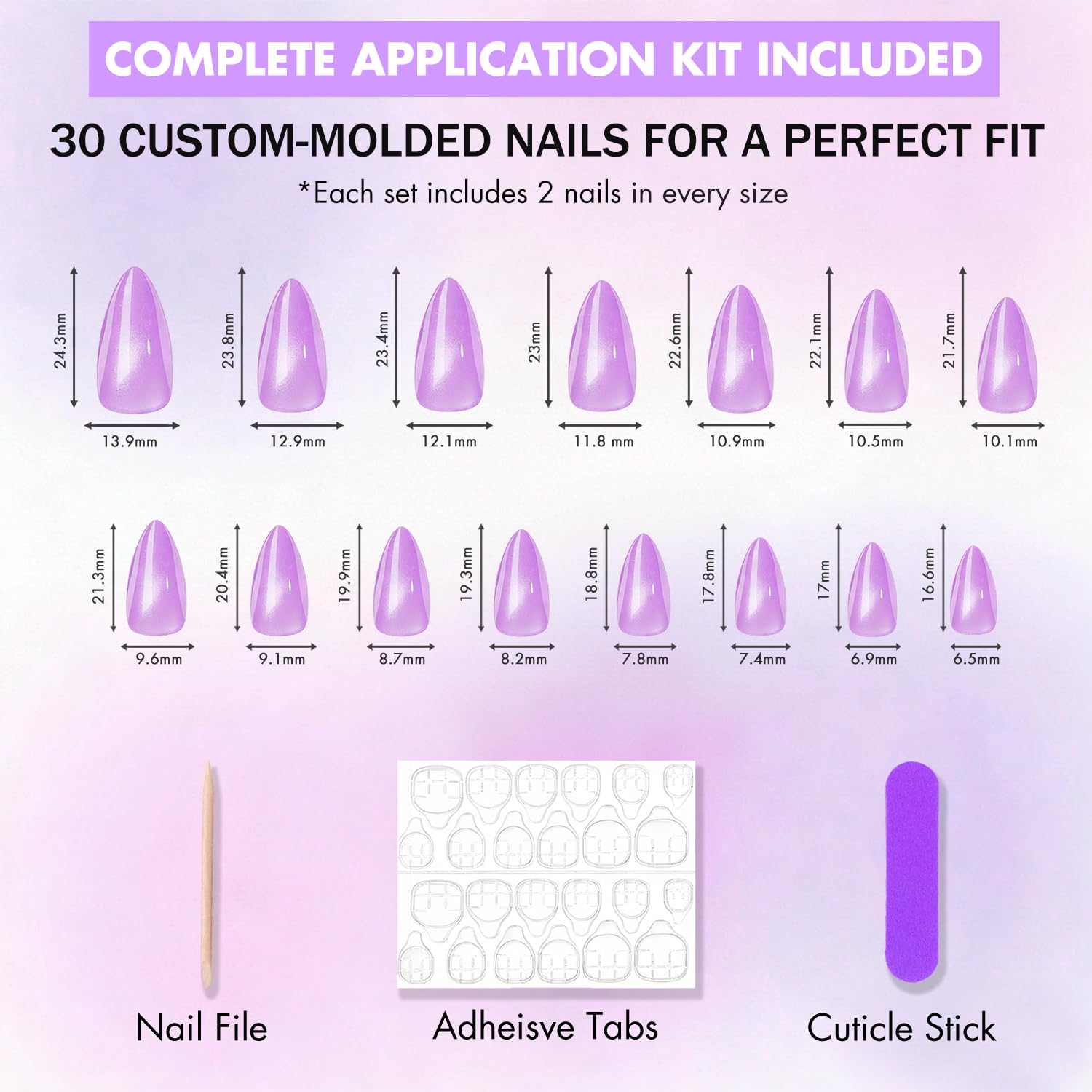 KQueenest nail sticker kit simplifies at-home nail art and finishing touches