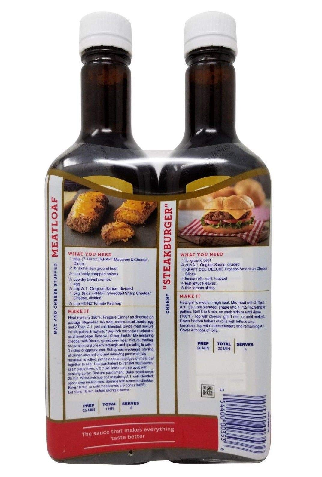 Kraft A1 Original Sauce over pork chops for an amplified glaze.