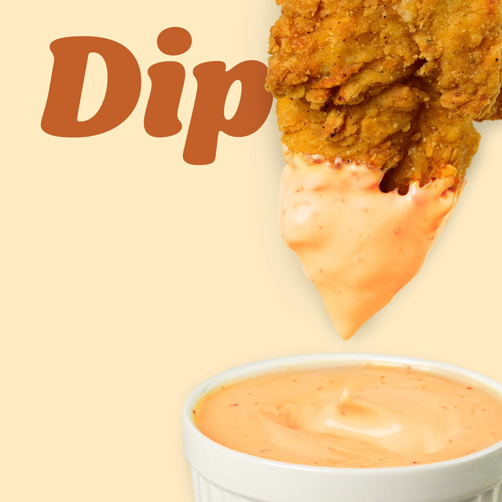 Kraft Chipotle Aioli served with veggies for a flavorful dip.