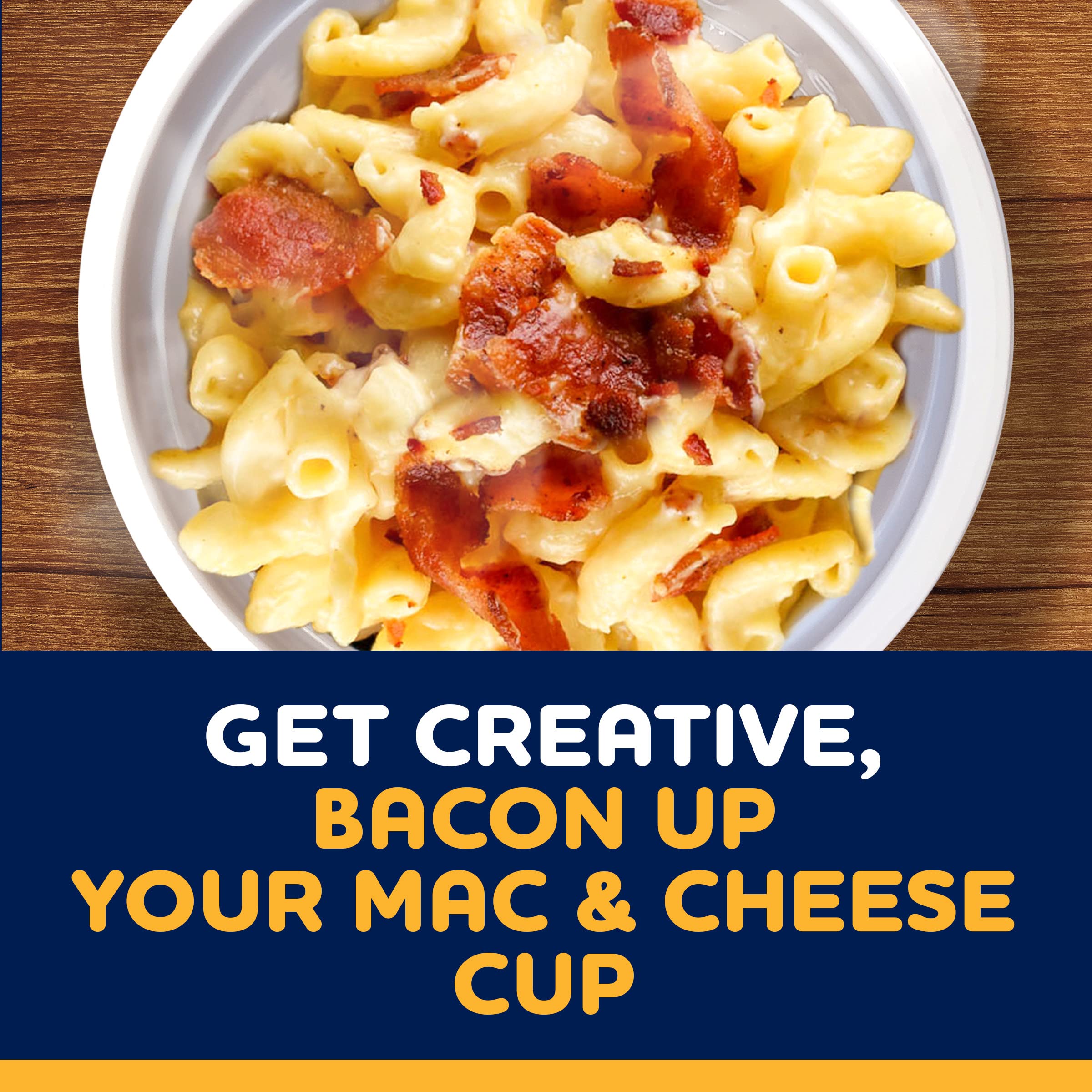 Shelf-stable Kraft Deluxe Mac and Cheese Cups ideal for pantry snacks