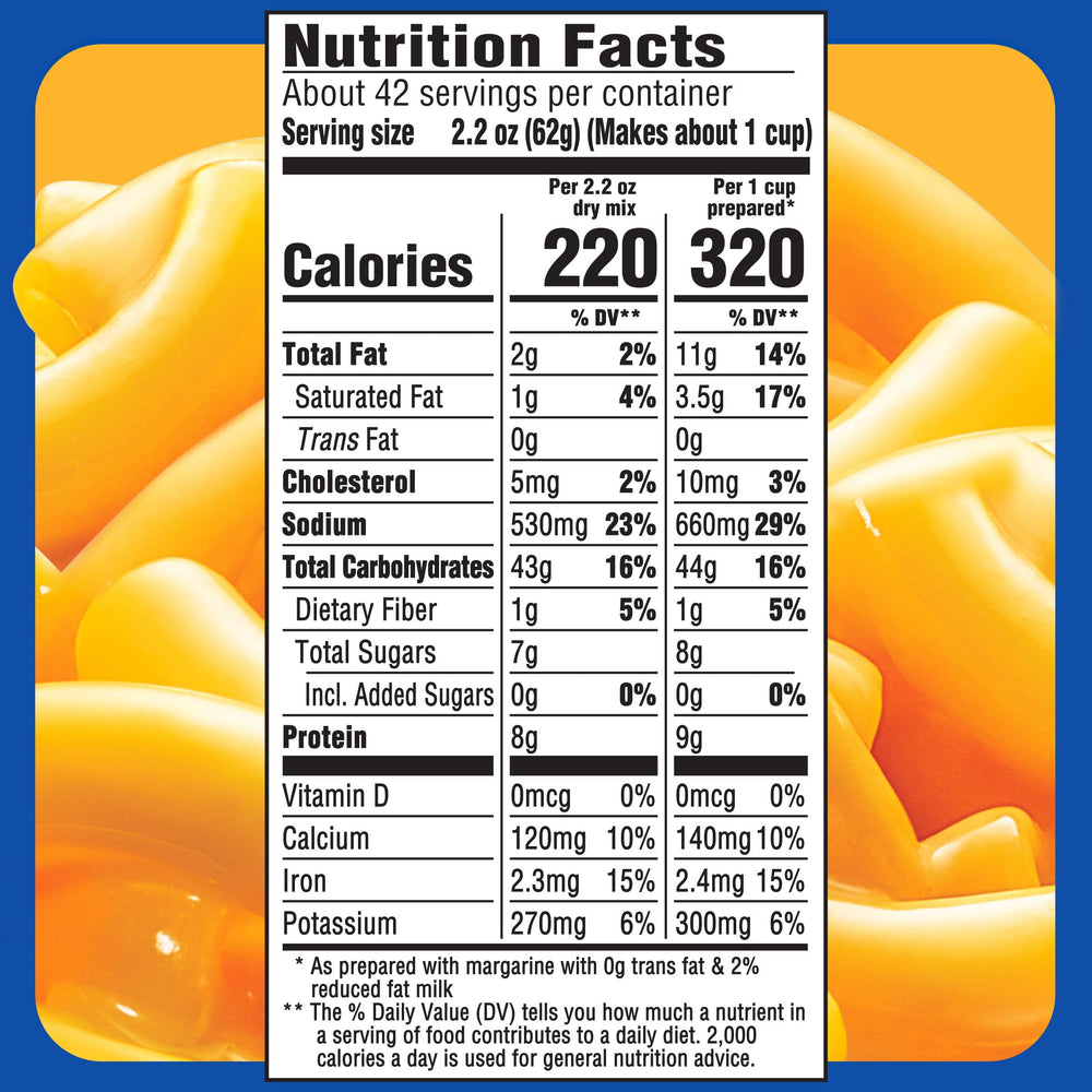 Kraft Mac & Cheese original flavor cheese sauce box for creamy comfort.