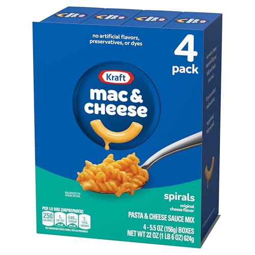 Kraft Spirals Mac & Cheese plate with broccoli as a kid-friendly side.