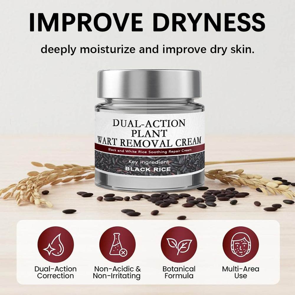 Krajiyya KerErase black and white rice soothing repair cream bottle focus