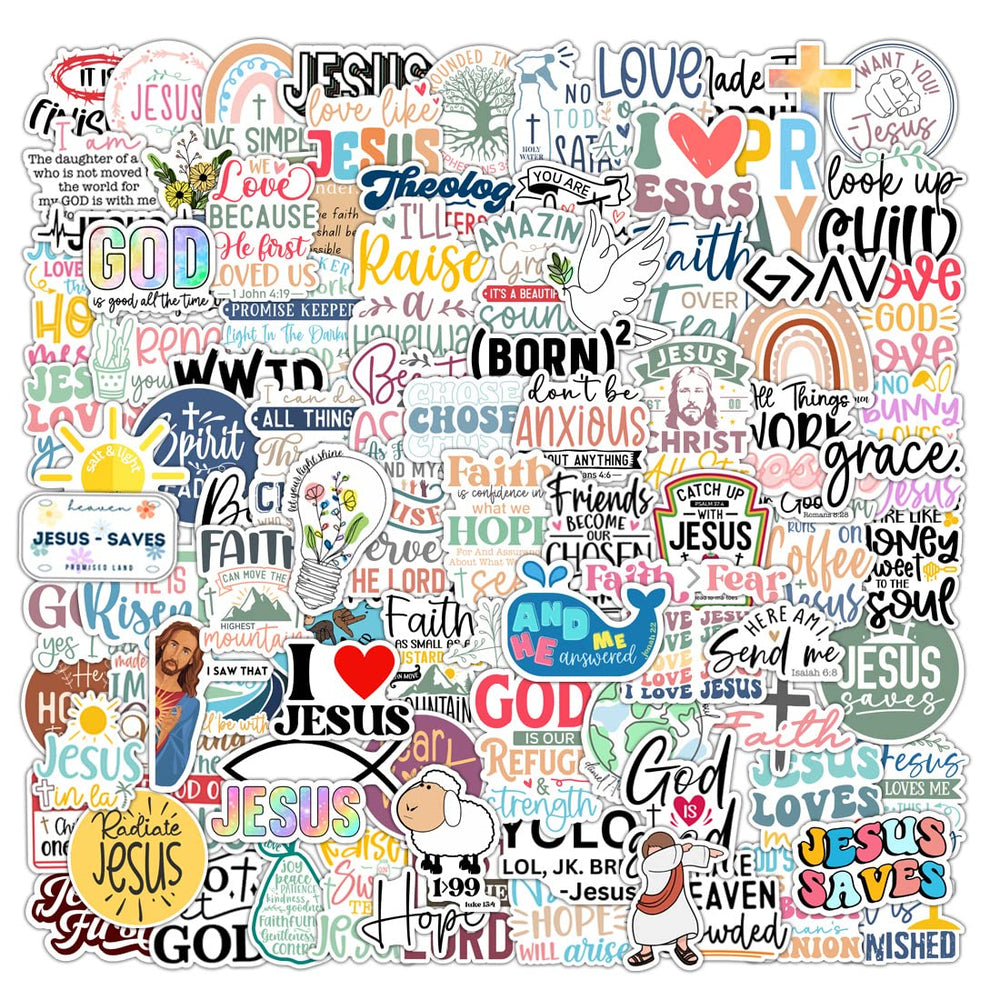 Krazy4K classroom stickers reward students with faith-inspired art during activities.