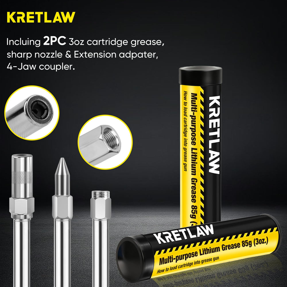 KRETLAW 4-jaw couplers ensure a secure, leak-free connection
