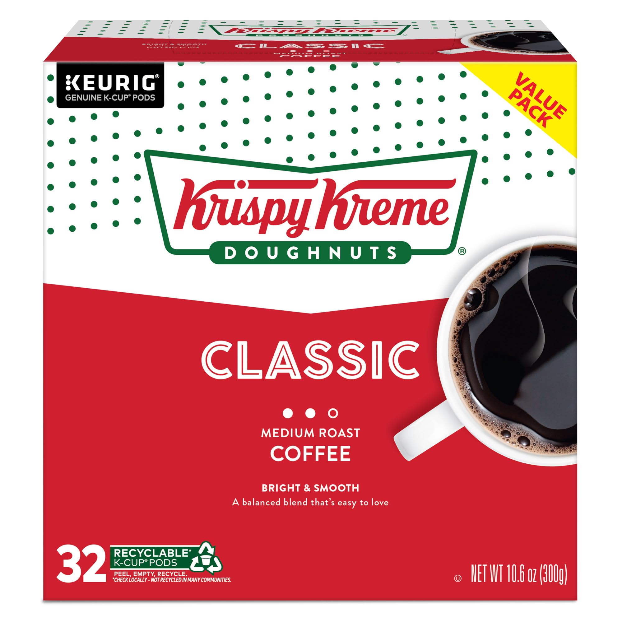 Krispy Kreme Keurig-compatible pod ready for brewing