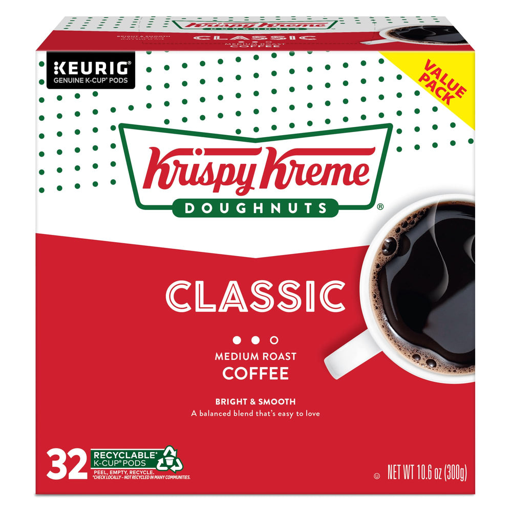 Krispy Kreme Keurig-compatible pod ready for brewing