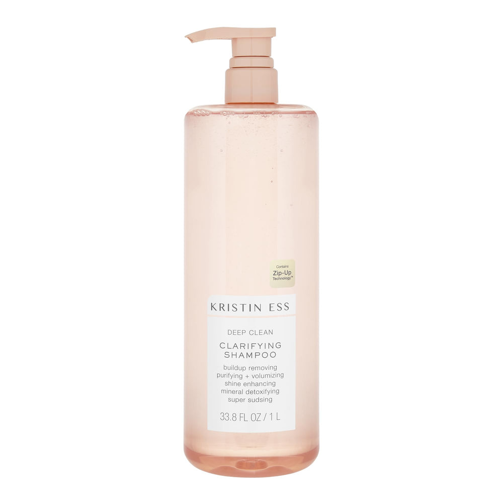 Kristin Ess Detox Shampoo bottle pump for convenient cleansing