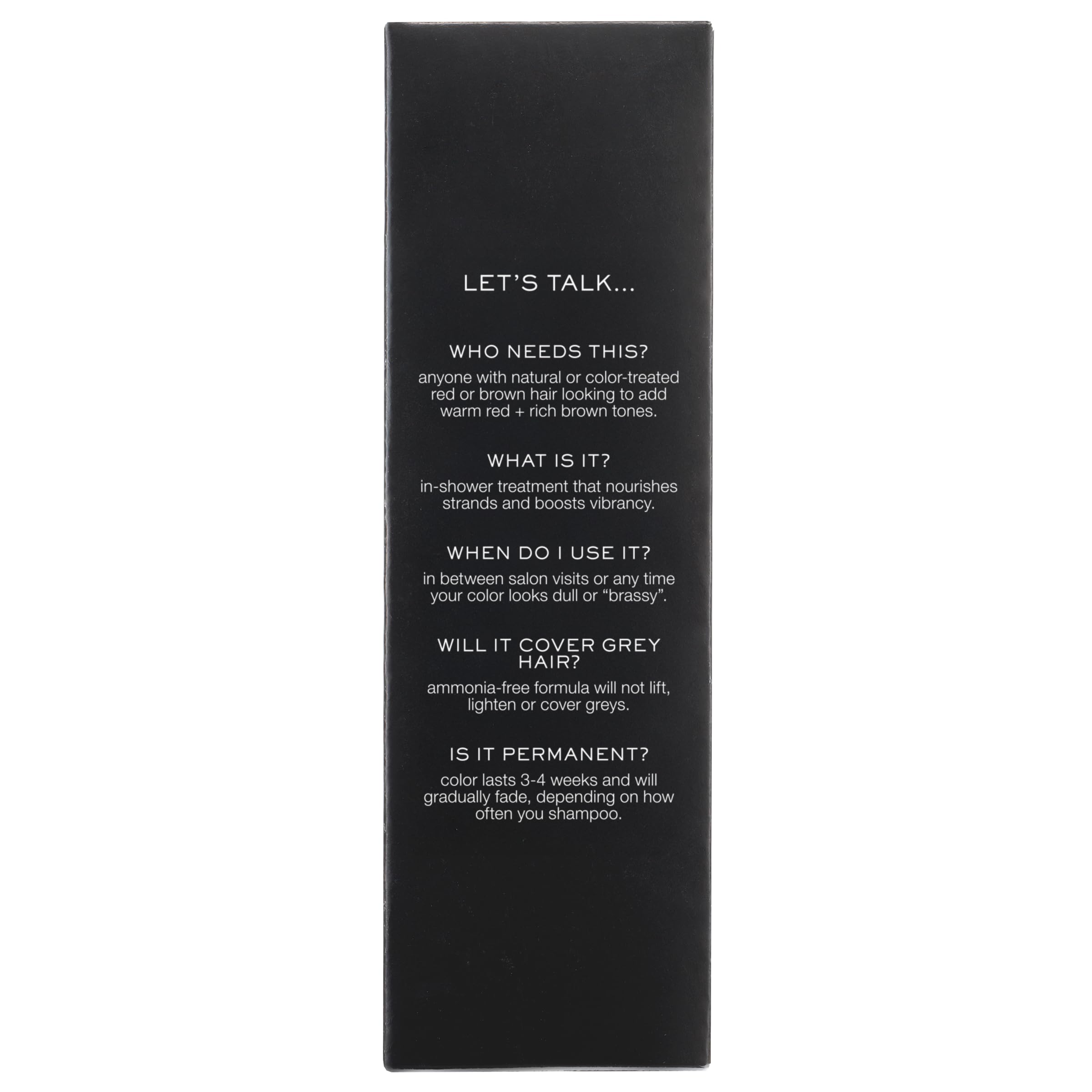 Kristin Ess Hair Gloss 4-week lasting shine keeps color luminous.