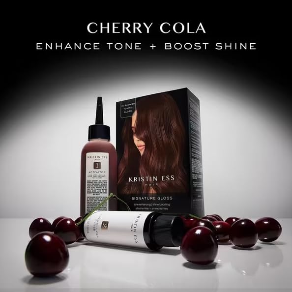 Kristin Ess Hair Gloss in-shower treatment for easy color refresh.