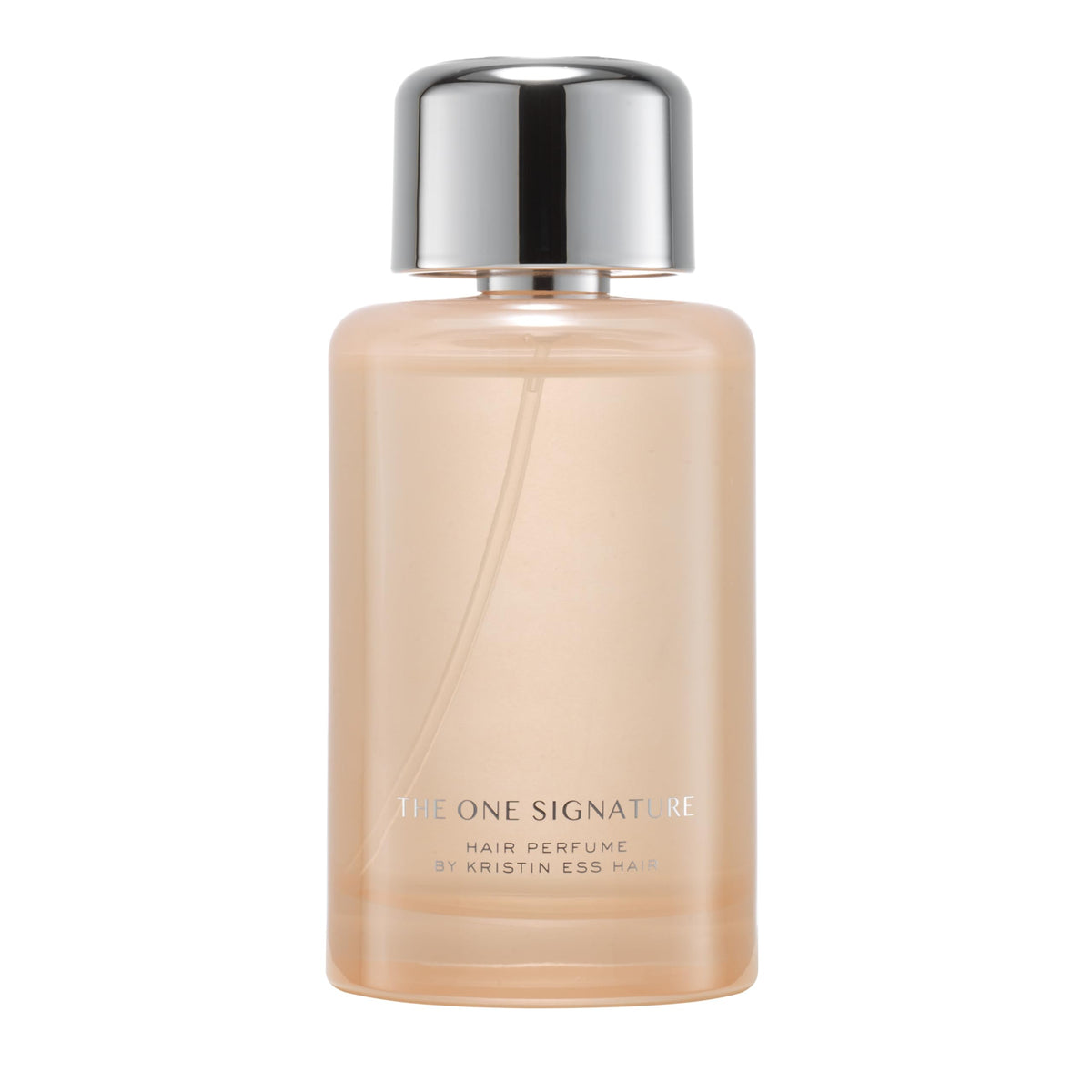 Kristin Ess One Signature Hair Perfume bottle with cap for all-day scent.