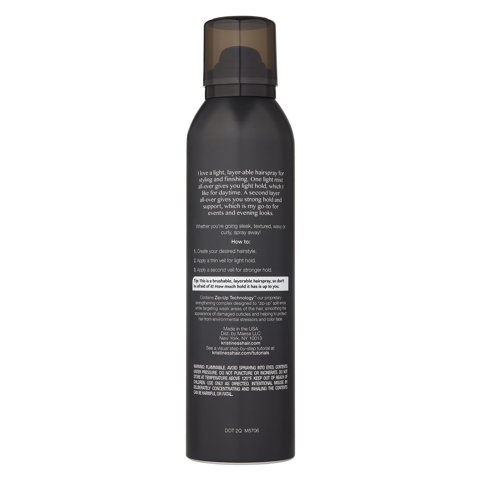 Kristin Ess Refine Signature finishing hairspray mist for flexible hold
