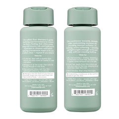 Kristin Ess Softening Moisture Repair Conditioner bottle highlights frizz control and shine