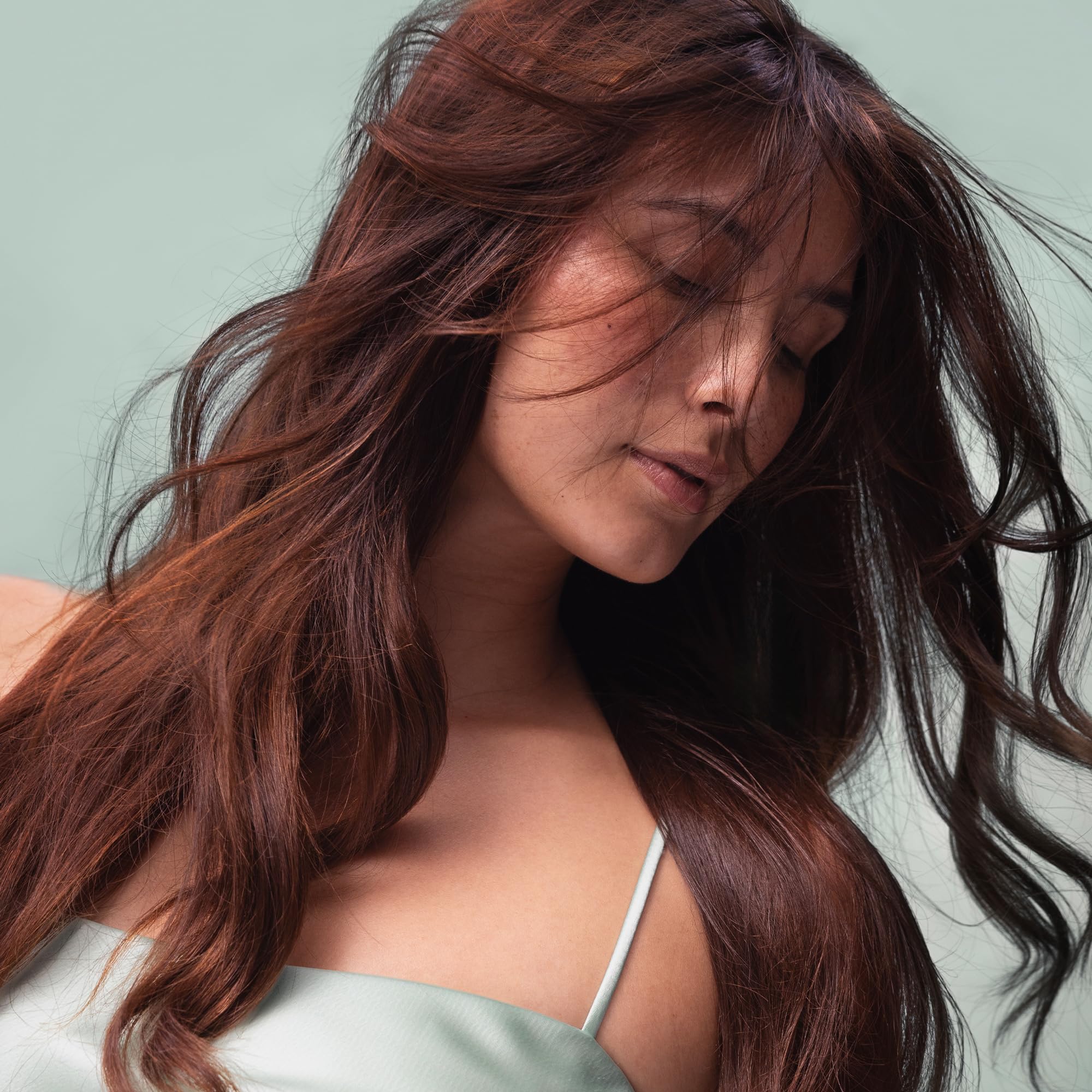 Sulfate-free and paraben-free seal emphasizes gentle hair care