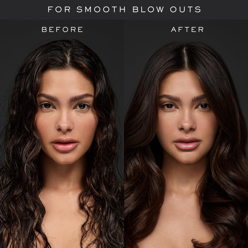 Applying curl cream on wet hair to enhance curl definition