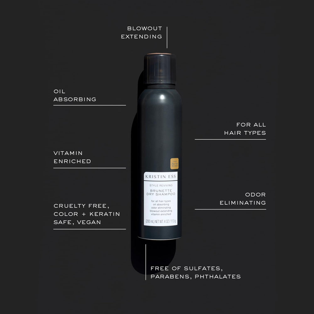 Kristin Ess Zip-Up Technology smooths weak cuticles and supports color wear.
