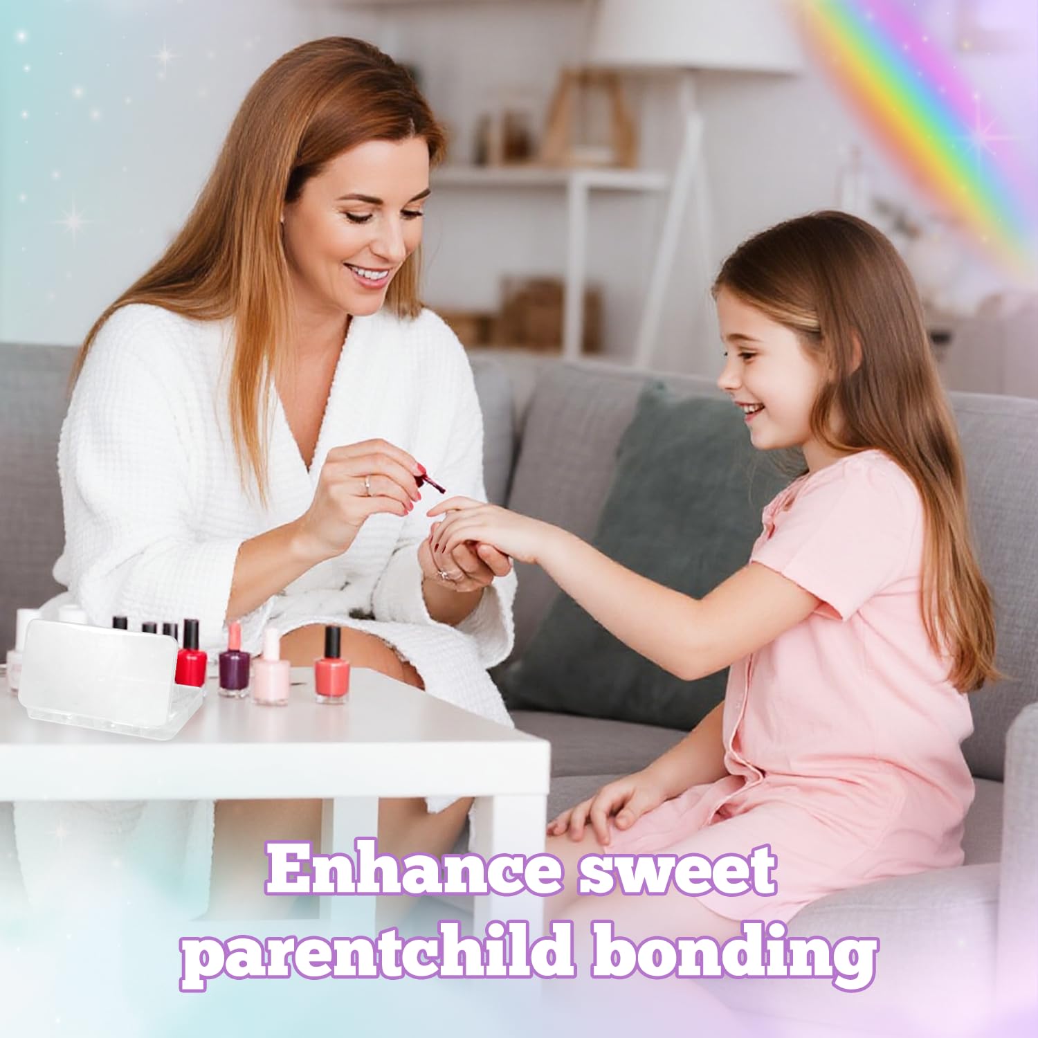 Krofaue adhesive tabs not included; uses nail glue for secure application