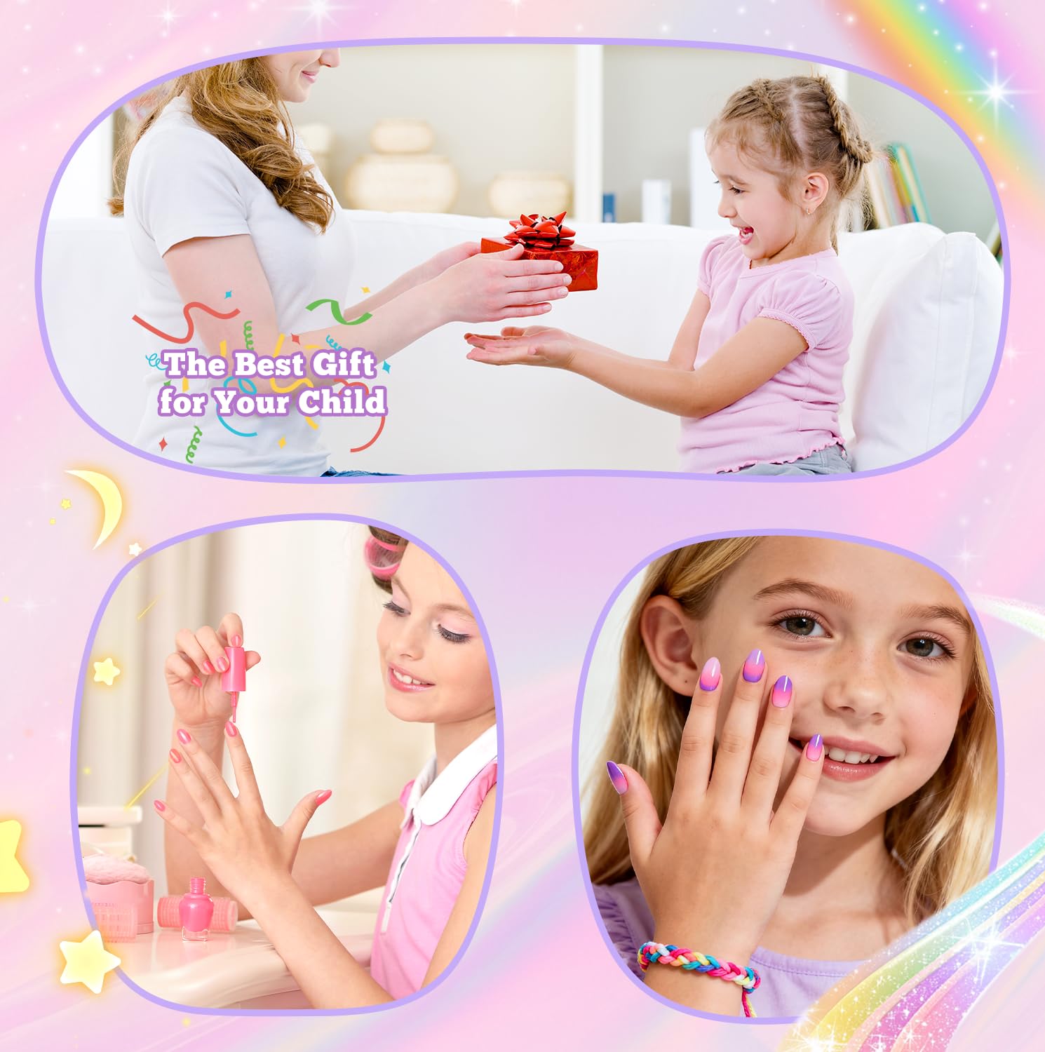Krofaue birthday playdate nail art ready for creative expressions