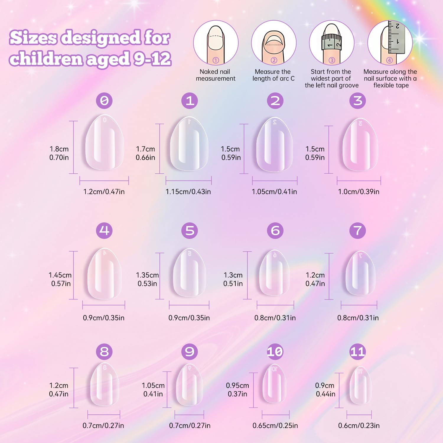 Krofaue clear tips in package ready for beginner-friendly manicures