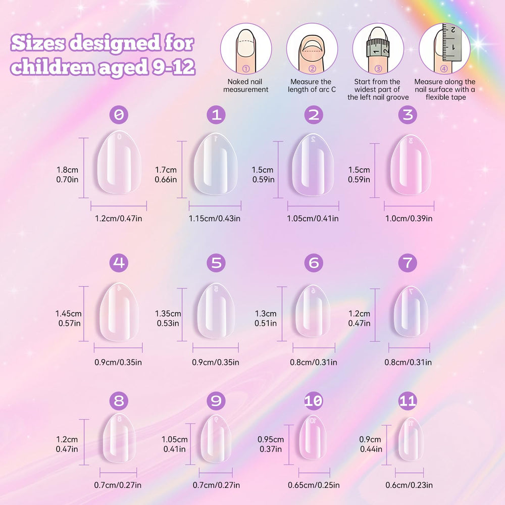 Krofaue clear tips in package ready for beginner-friendly manicures