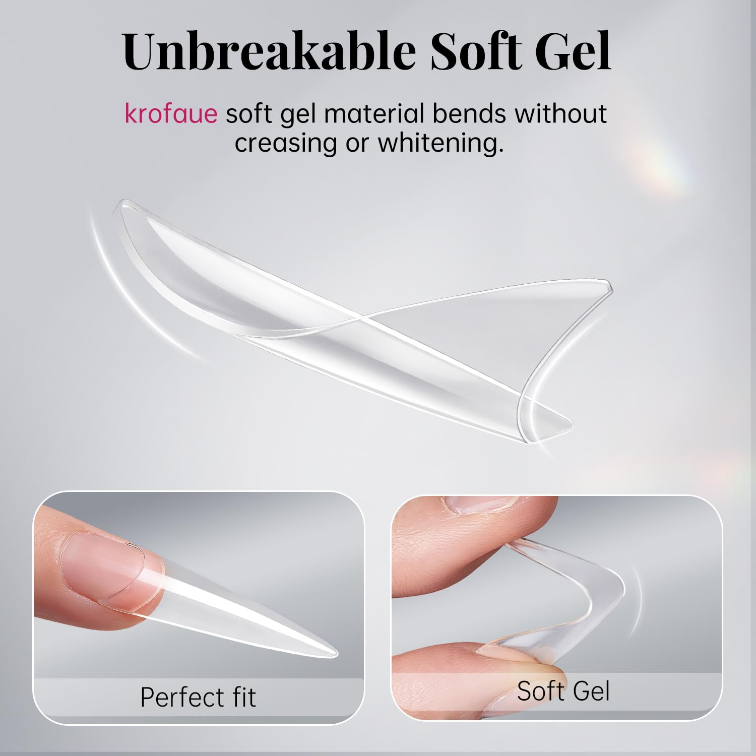 krofaue sharp-stiletto tips close-up, highlighting precise shape for dramatic nail art