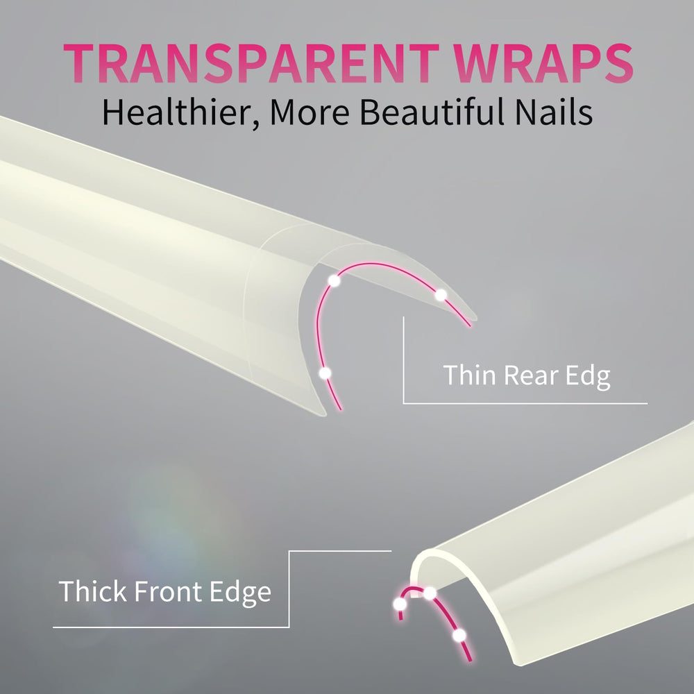 Soft gel acrylic material provides flexible wear and natural look