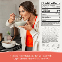 Kroma 24K packaging front highlighting organic broth ingredients.