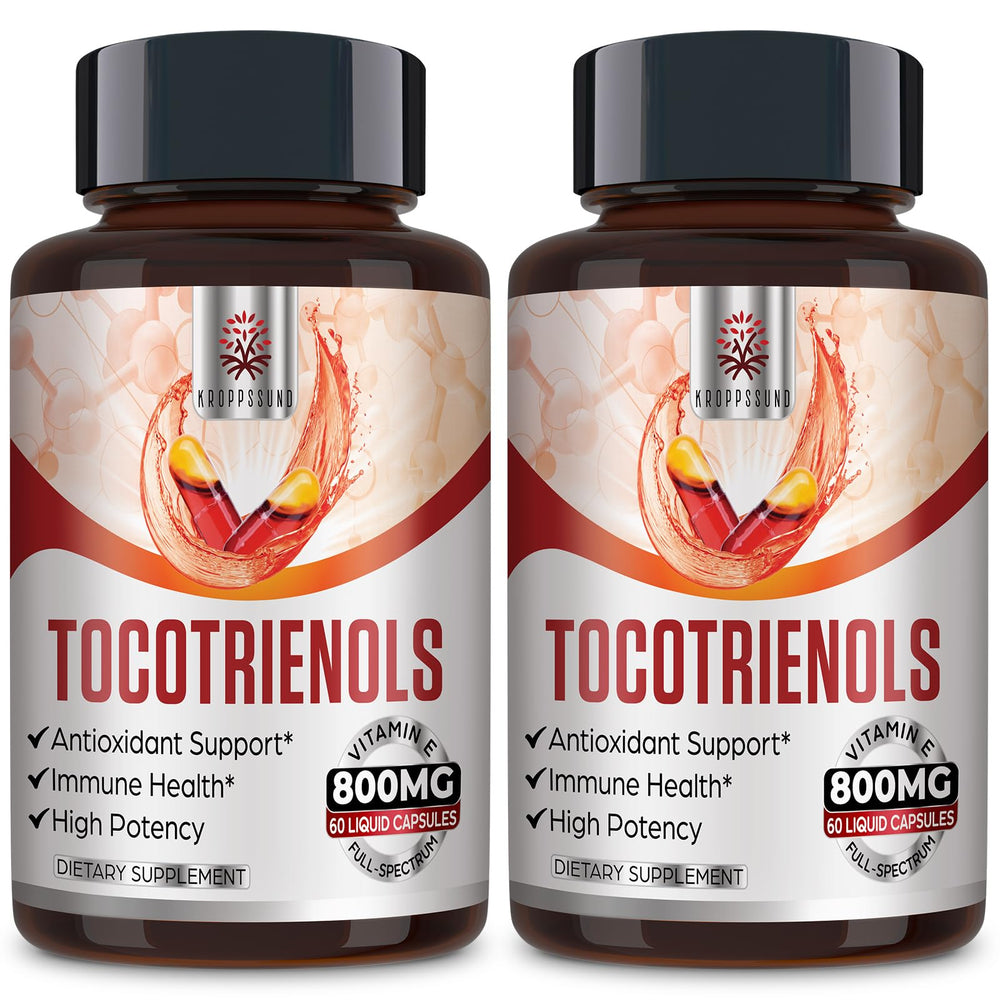 Kroppssund Tocotrienol full-spectrum bottle—daily antioxidant support.