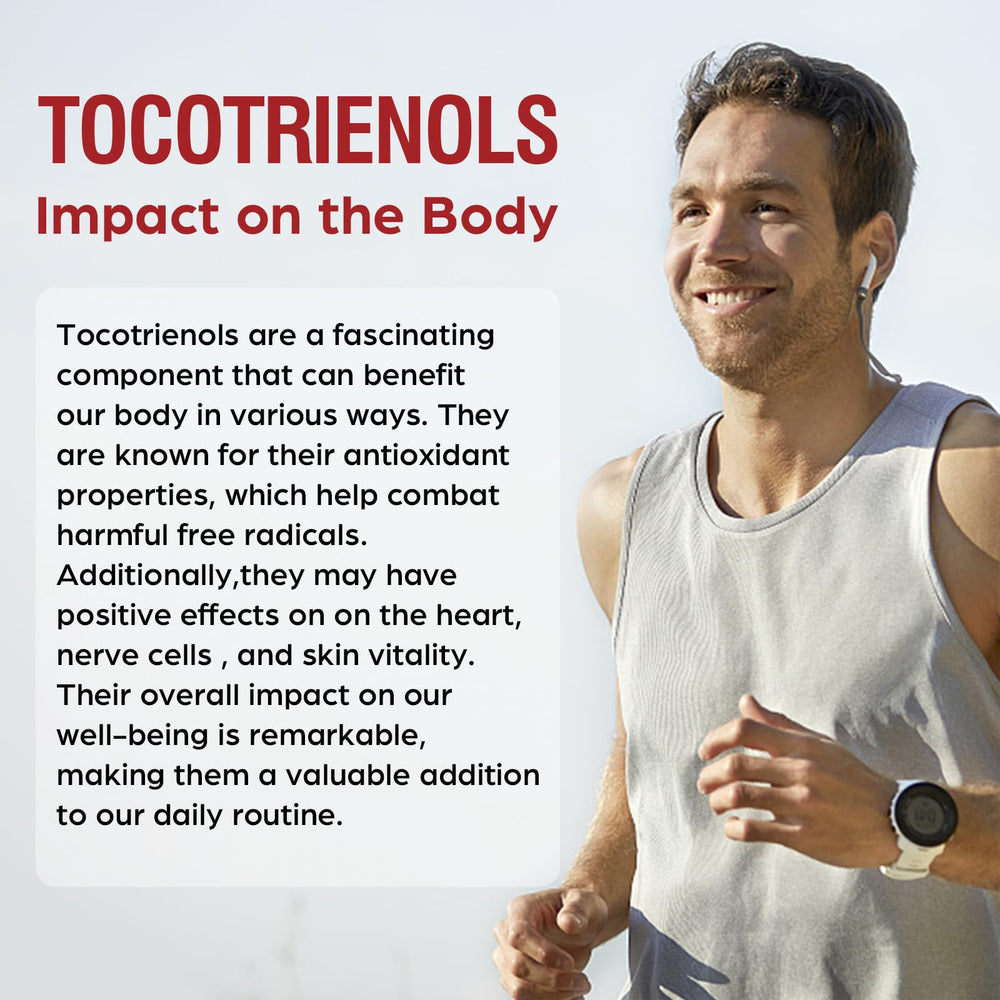 Kroppssund Tocotrienol ingredients illustration—full-spectrum blend for antioxidant support.