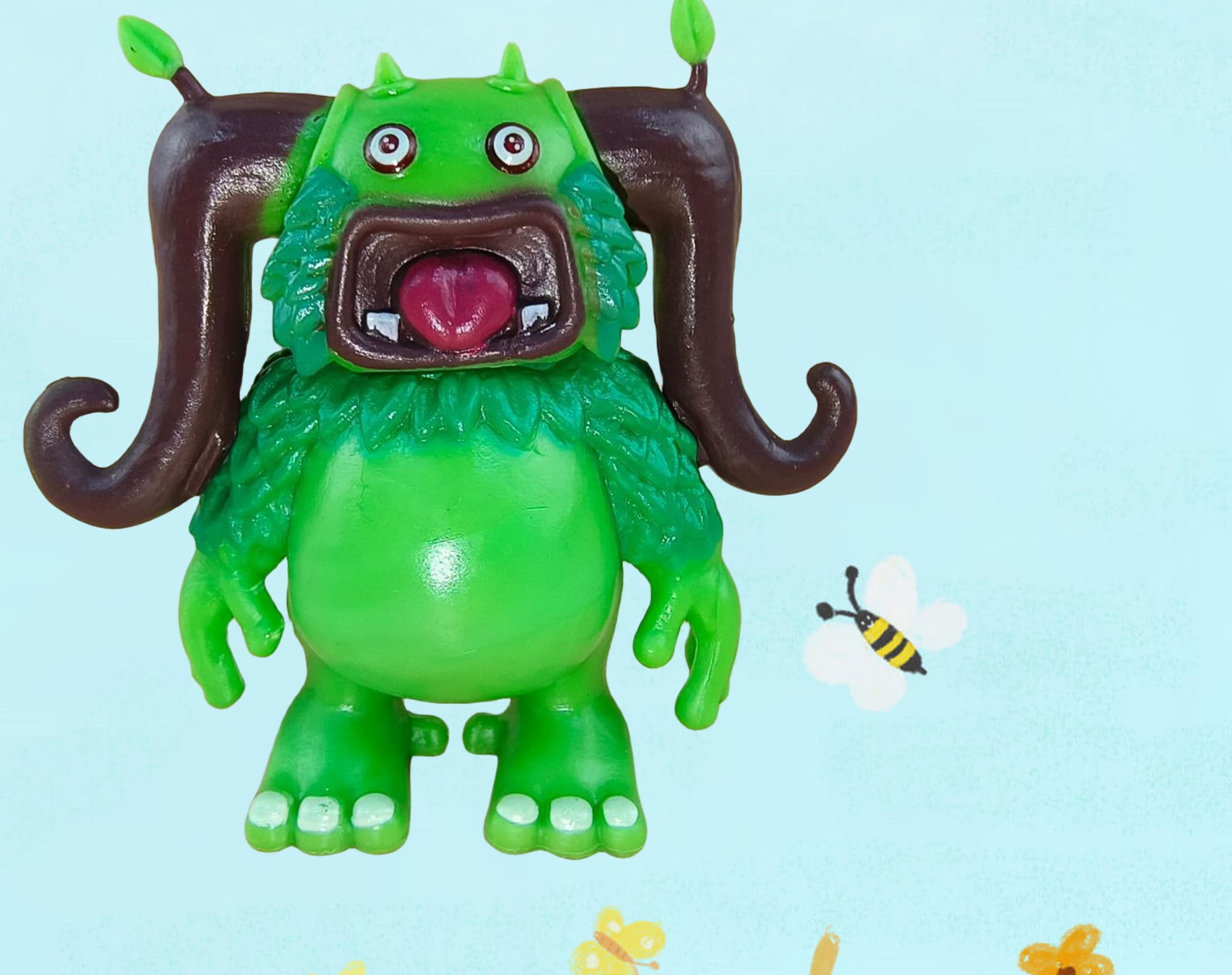 KRSEUB Cake topper figurine for birthday celebrations and cake decoration.