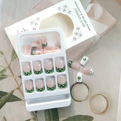 KRTBKR full-cover square nails closeup view for durable manicures
