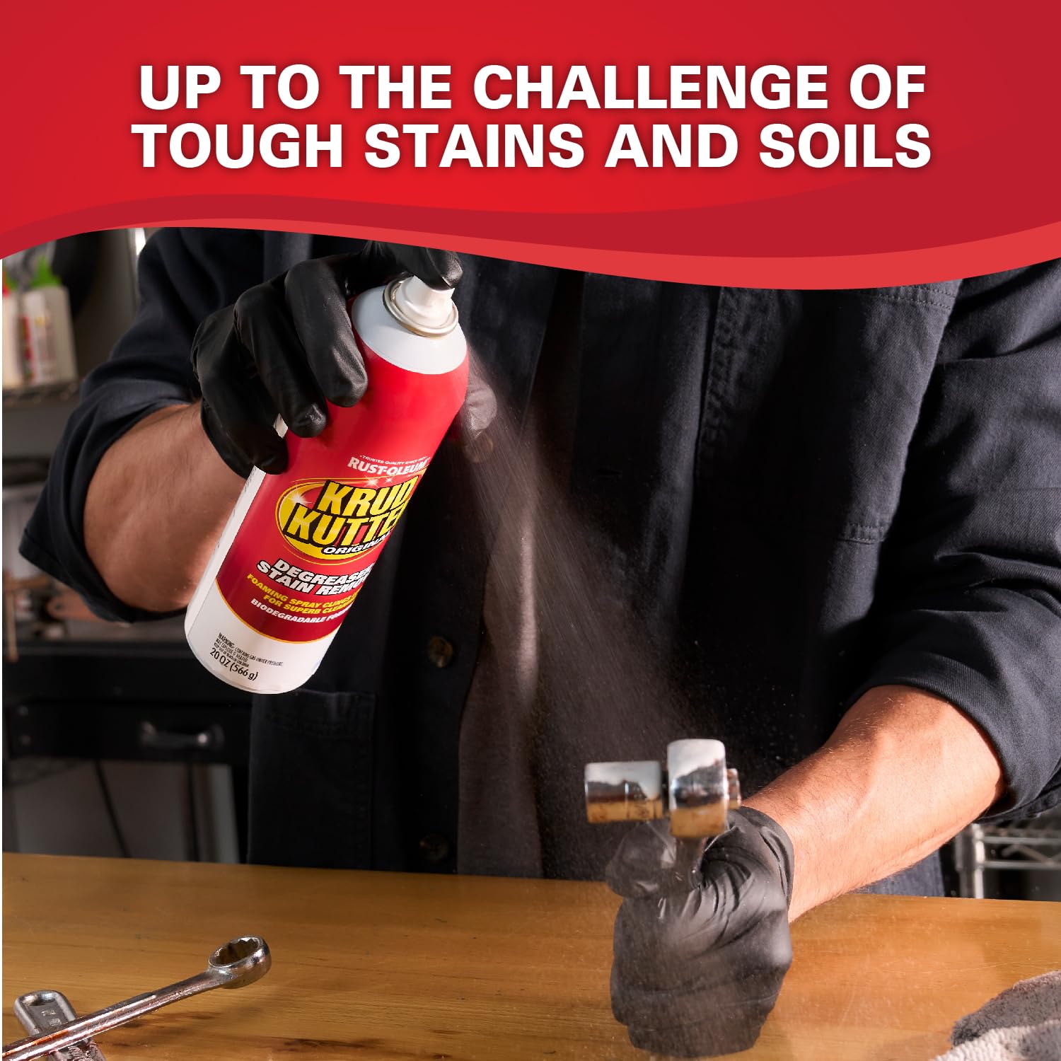Final wipe shows versatile cleaner ready for interior or exterior use.