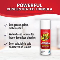 Spray nozzle in action demonstrates quick surface cleaning and degreasing.